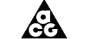 Nike ACG - All Conditions Gear brand logo. A black equilateral triangle containing the lower letters a, c and g