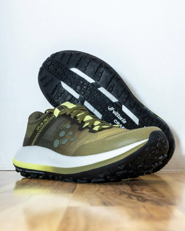 A brand new pair of men's Craft Xplor Pro trail shoes.